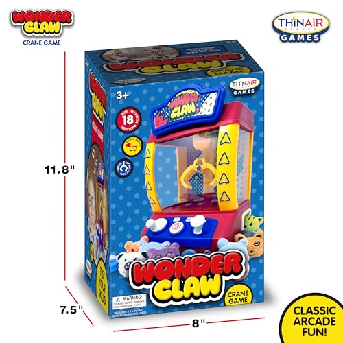 Claw Machine Crane Game with 9 Stuffed Animal Prizes and 9 Balls N76199