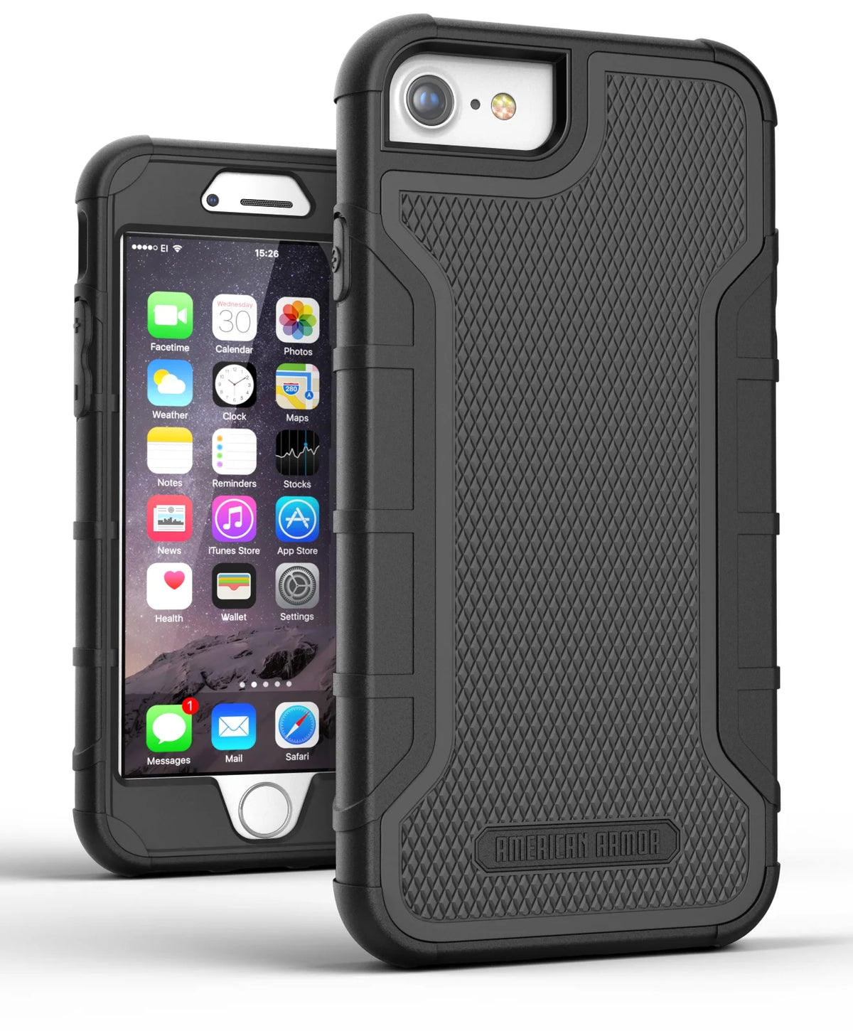 Rugged Case with Built in Screen Protector and Holster Clip A288