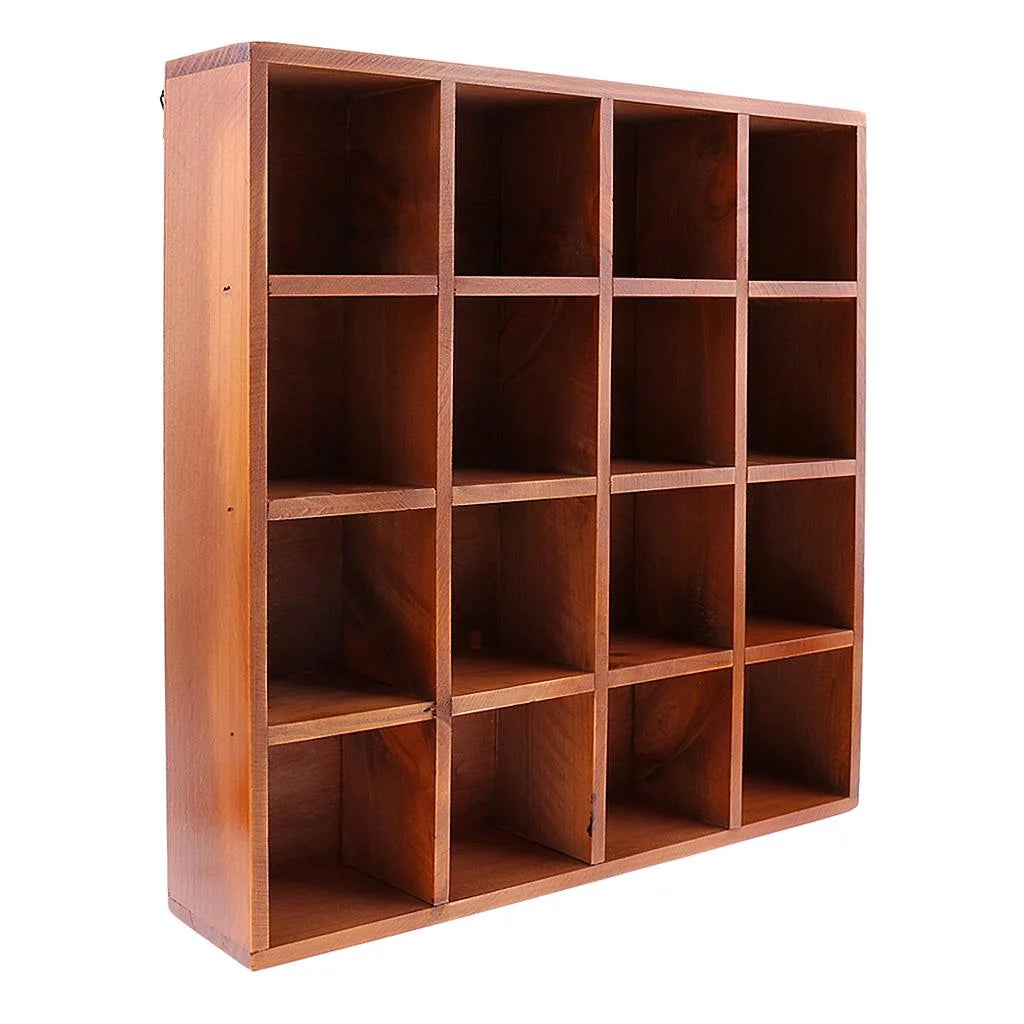 Wooden Wall Mount Storage Cabinet Shelf Z2974