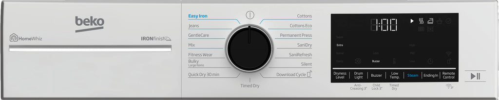 White Front Load Electric Dryer S435088