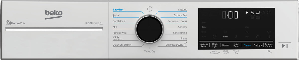 White Front Load Electric Dryer S435088