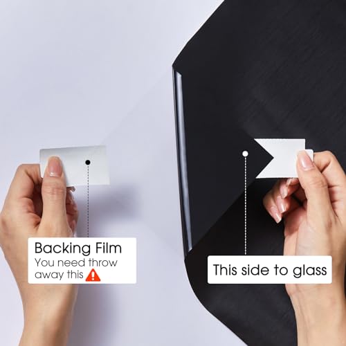 Blackout Window Privacy Film 45.2 x 314.9 Inches U92085