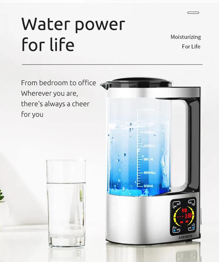 Portable Hydrogen Water Generator with PEM and SPE Technology B450