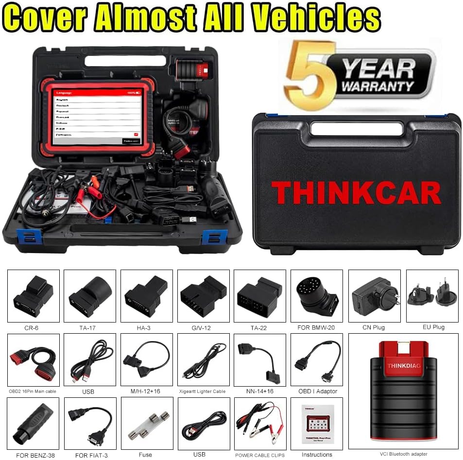 Bi-Directional Scanner Full Systems Diagnostic Scan Tool, 31+ Reset Functions, Key Matching, ECU Coding, ADAS Calibration, 2 Years Update J4254
