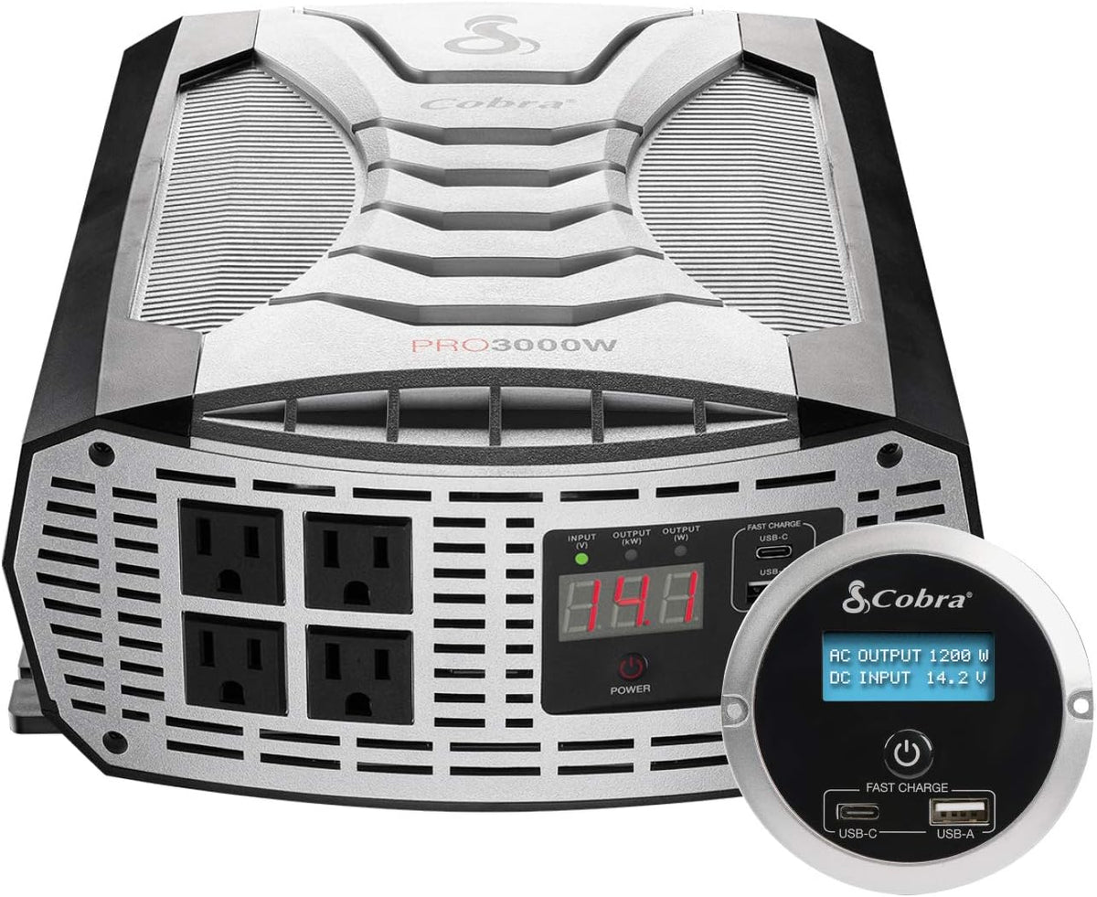400W Power Inverter with 2 AC Outlets and 2 USB Ports L52065