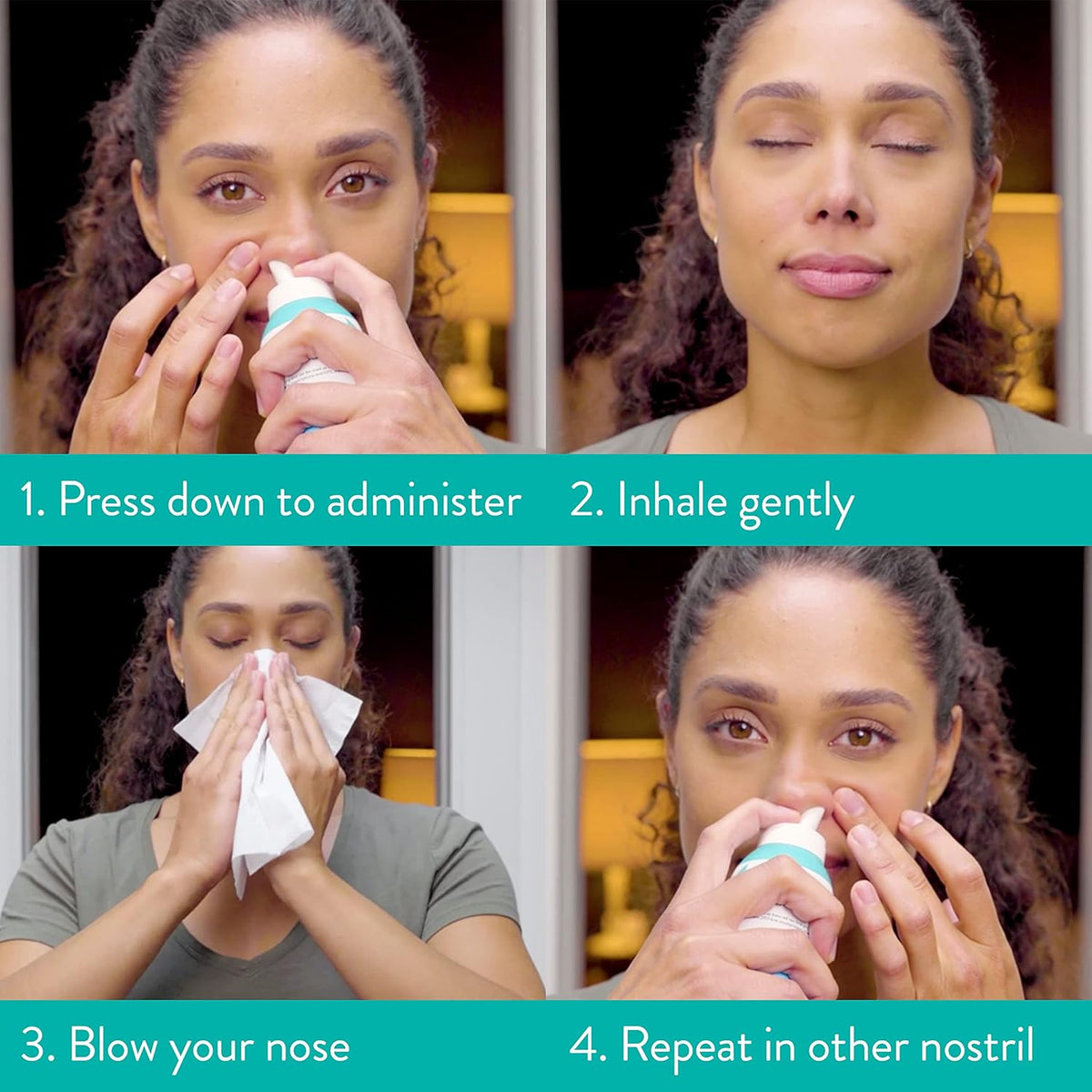 5.0 fl oz x 2 Drug Free Saline Nasal Spray S2444