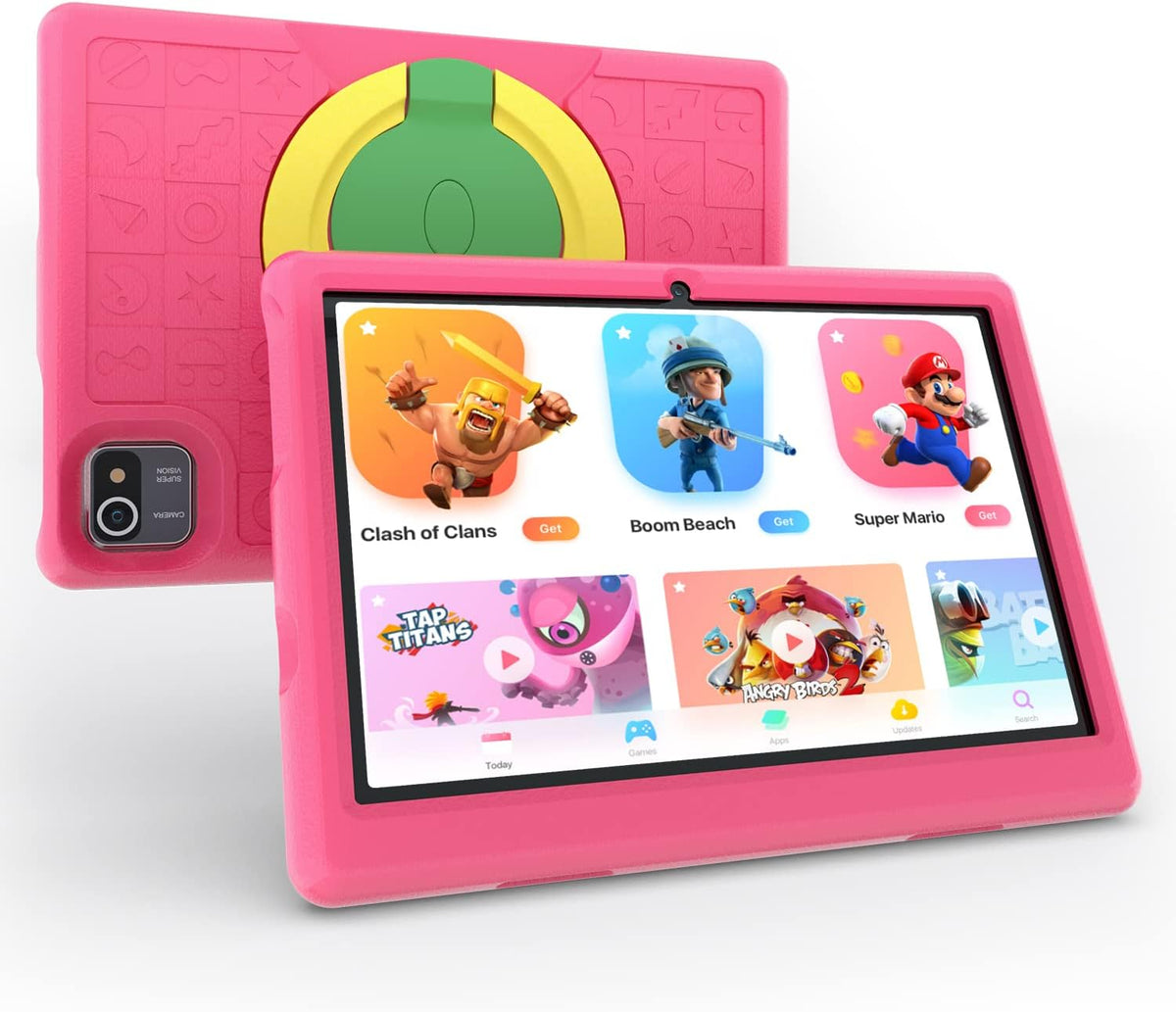 Kids Tablet 10 inch Android 10 Tablet PC 32GB ROM Quad-Core WiFi Blue M1101