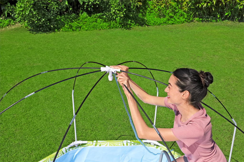 8 ft. x 20 in. Round Above Ground Pool Set R88197