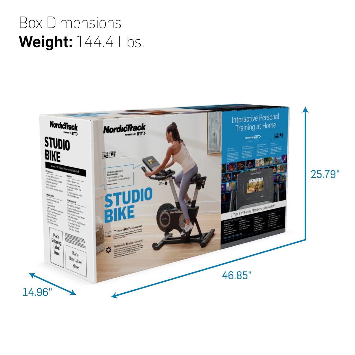 Exercise Bike with HD Touchscreen Z1034