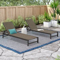 Brown Reclining Single Chaise P256