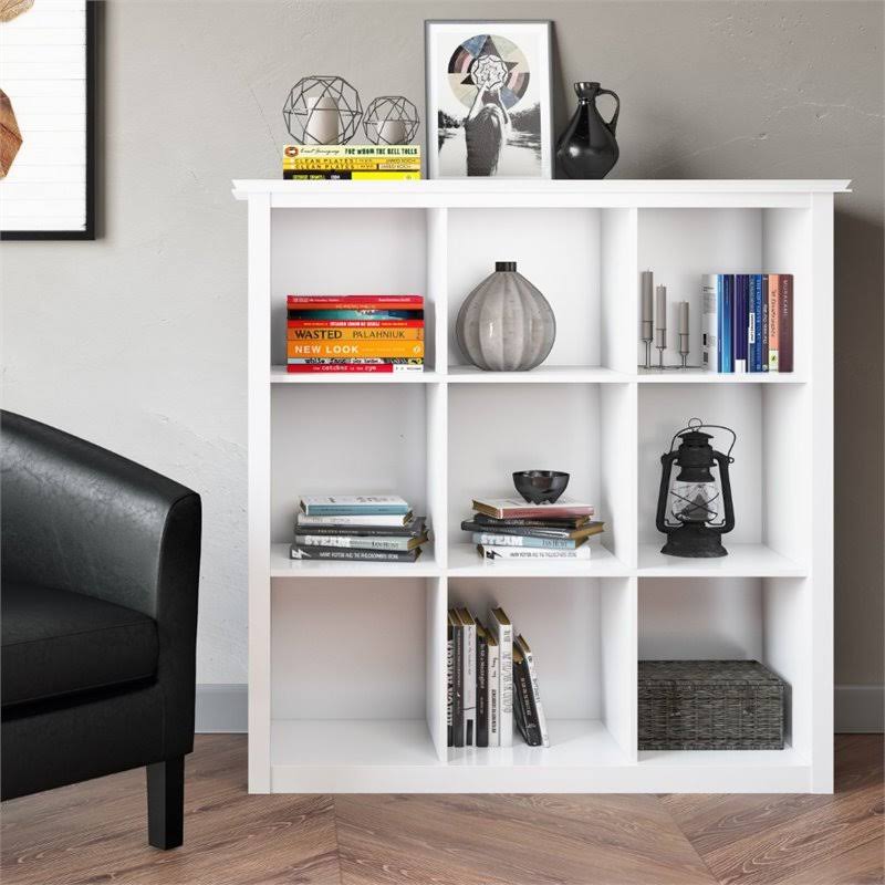 White 9 Cube Bookcase and Storage Unit F572596