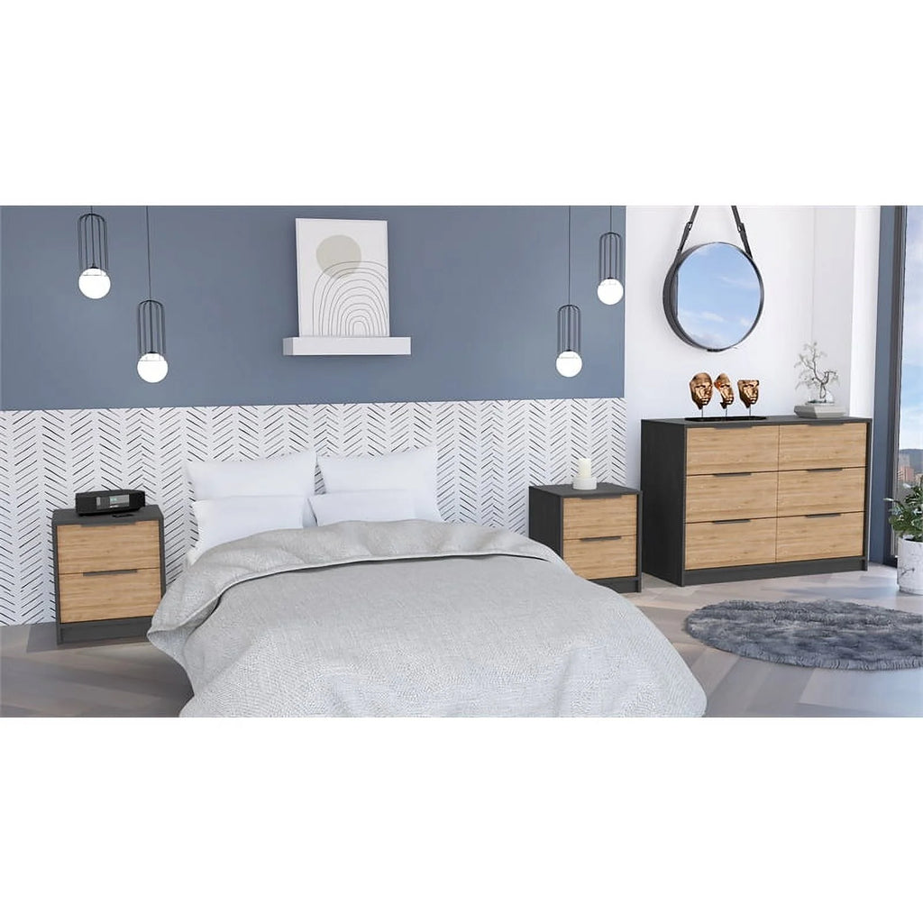 3 Bedroom Set Engineered Wood W54872