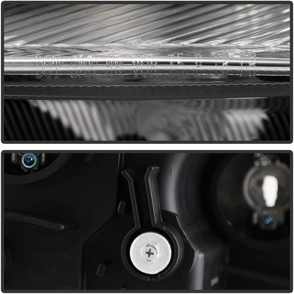 Chrome Housing Headlights Headlamps Assembly D5694