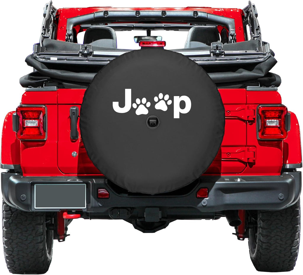 33 Soft Tire Cover for Jeep Wrangler JL with Back-up Camera F1305