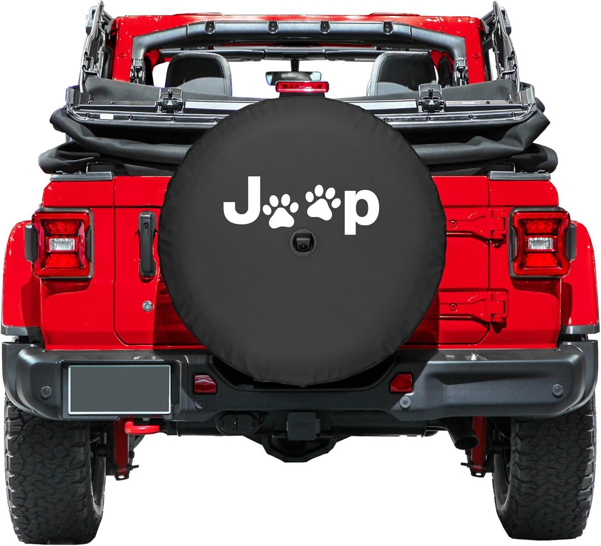33 Soft Tire Cover for Jeep Wrangler JL with Back-up Camera F1305