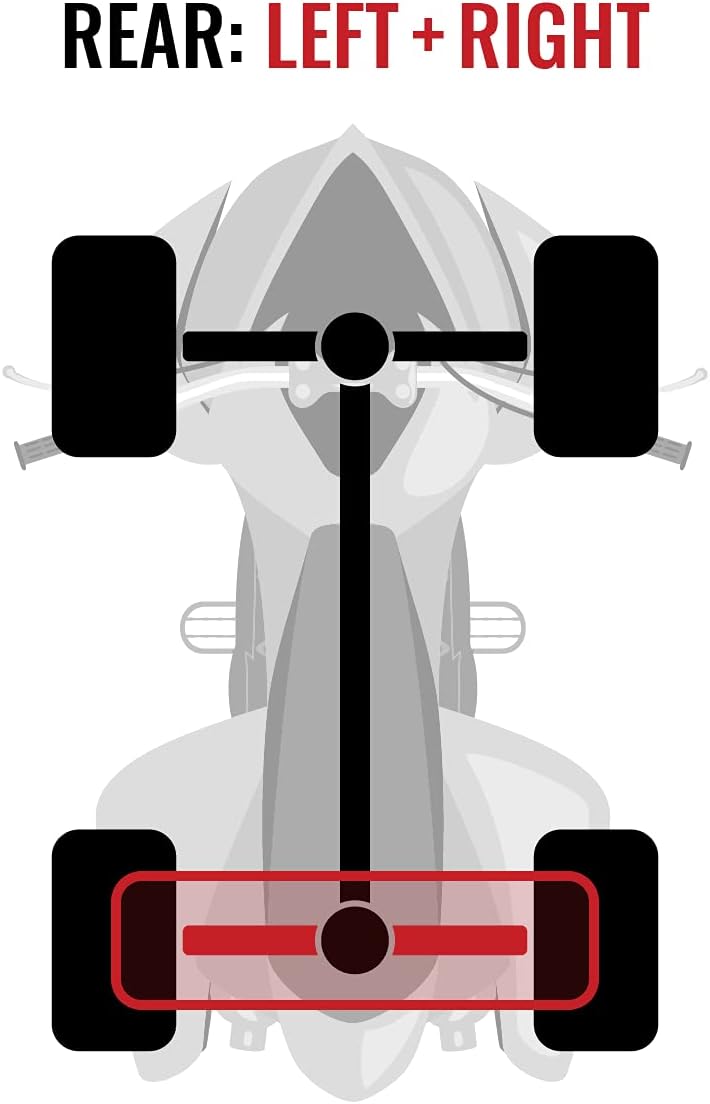 Rear Left Right Axles XT Pair for Polaris 800 Sportsman 4X4 U17715