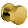 Octagon Knob Brass Passage Door Knobset R710
