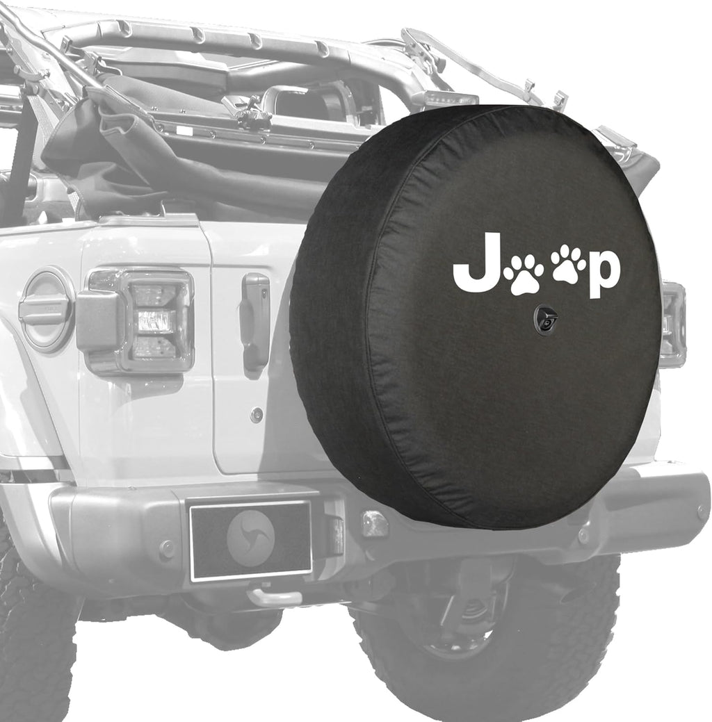 33 Soft Tire Cover for Jeep Wrangler JL with Back-up Camera F1305