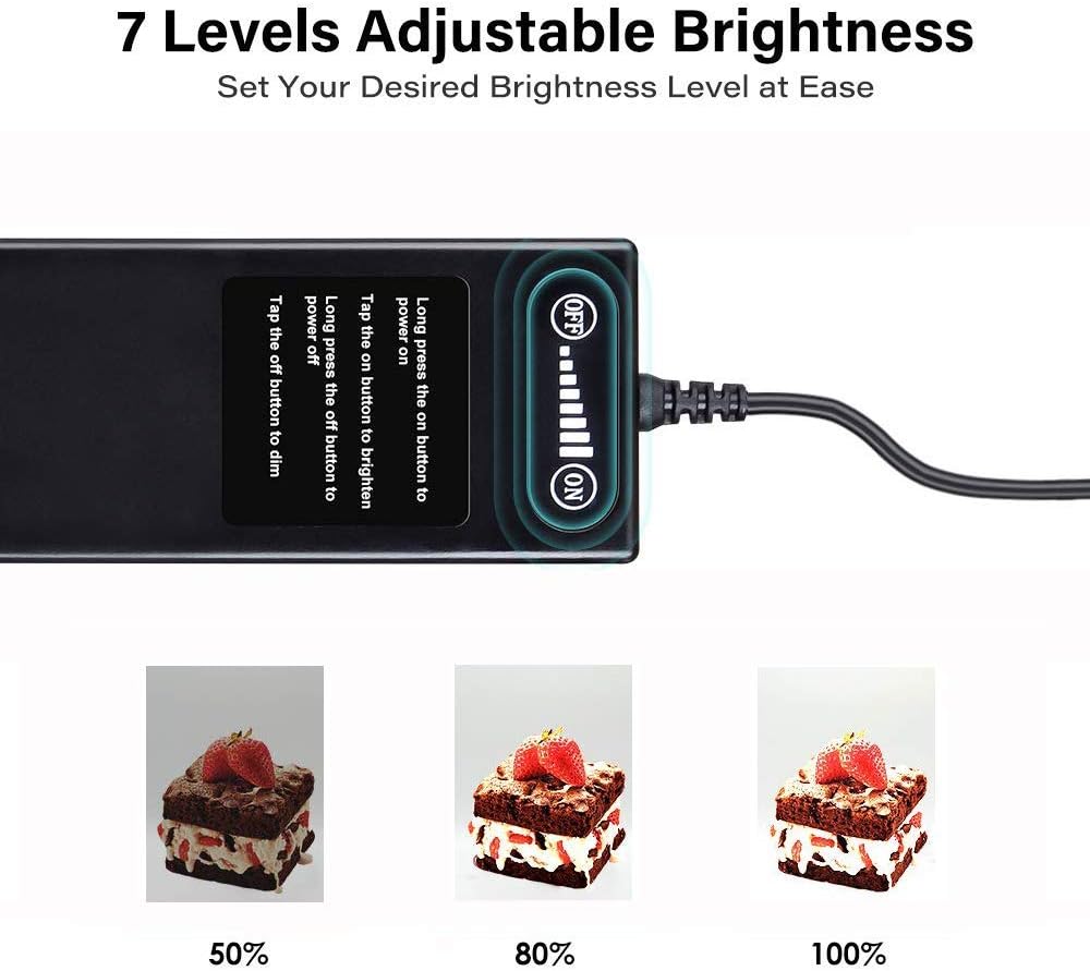 Portable Foldable 24 x 24 Inch Photo Studio Light Box Kit with LED Lights and 6 Color Backdrops P687818