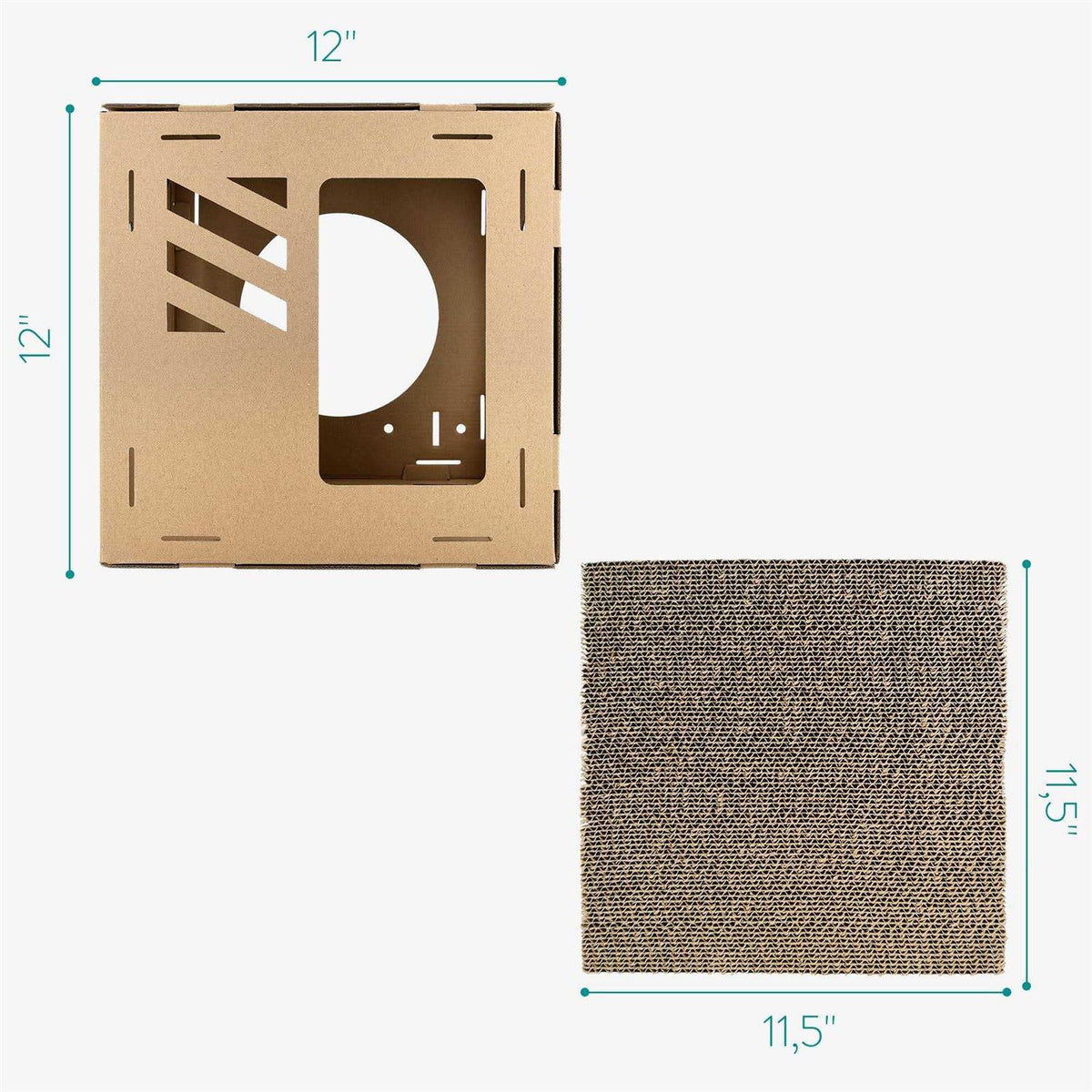 Modular Corrugated Cardboard Cat House H9336