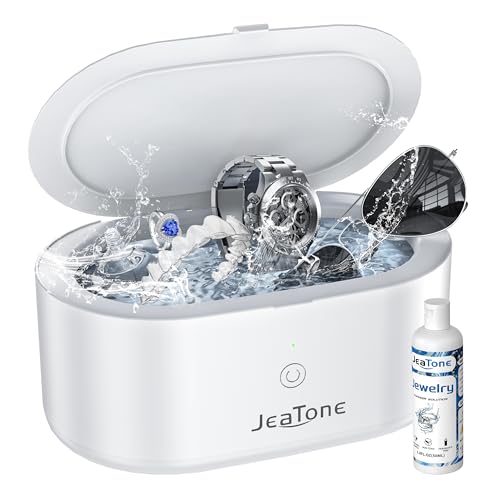 Ultrasonic Jewelry Cleaner Machine 20oz 46KHz 304 Stainless Steel I801