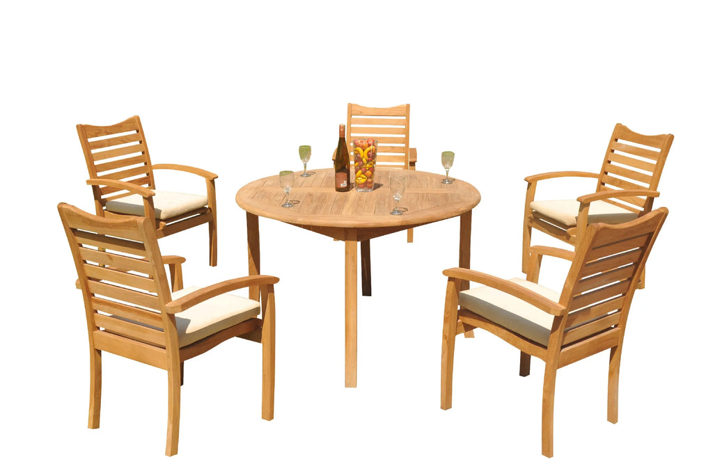5 Seater 6 Pc Teak Dining Set T192525