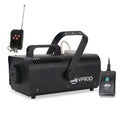 Black 1000 W Mobile Fog Machine with Wireless Remote Control S316