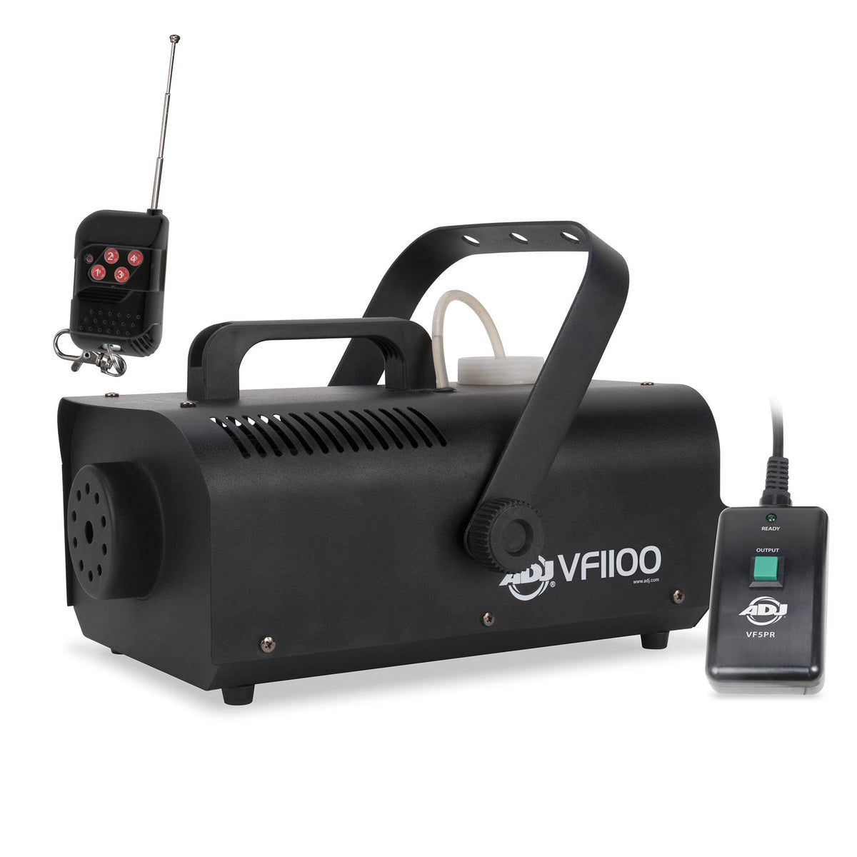 Black 1000 W Mobile Fog Machine with Wireless Remote Control S316