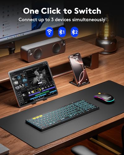 Foldable Bluetooth Keyboard and Mouse Combo L2035