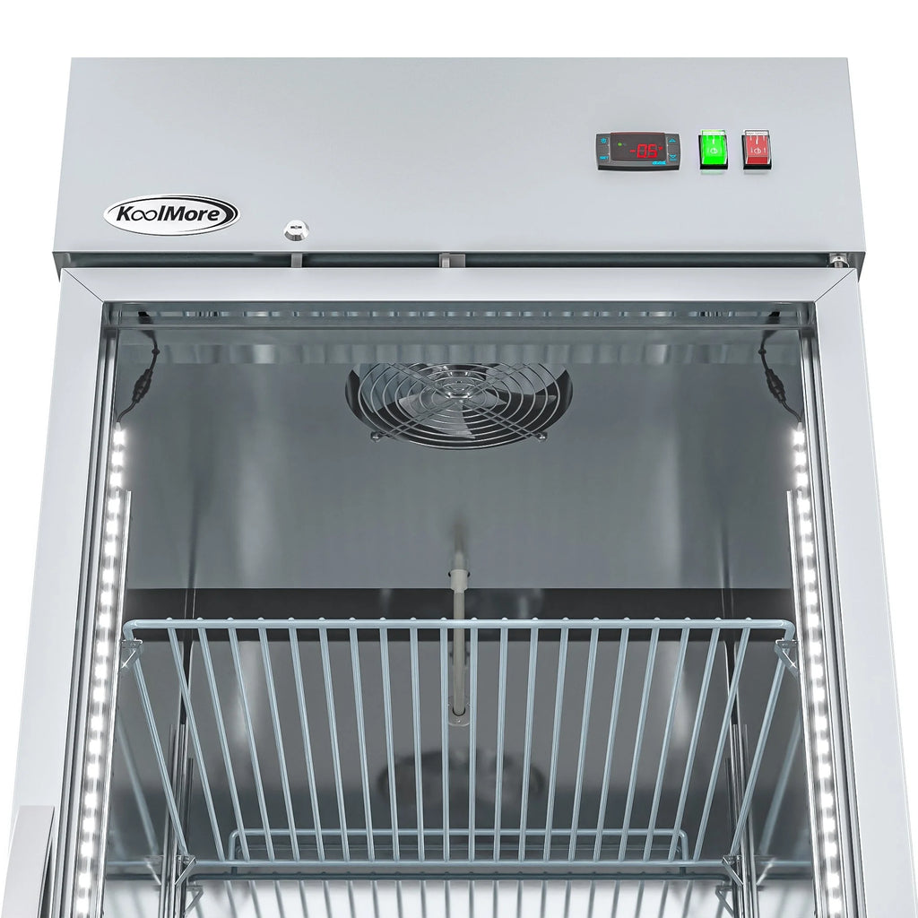 29 in. One Glass Door Reach-In Freezer 23 Cu. ft. O551