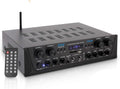 500W 4 Channel Bluetooth Amplifier with FM, USB, Microphone T18080
