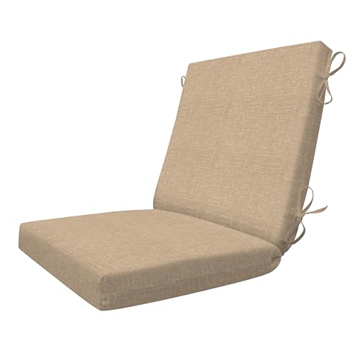 Outdoor Dining Chair Cushion 20 x 41 Navy W396313