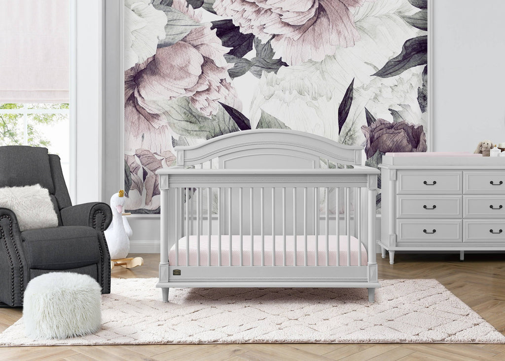 6-in-1 Convertible Crib with Toddler Rail H2559