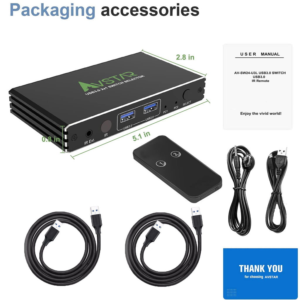 USB 3.1 3.0 4 Port KVM Switch Selector U1200