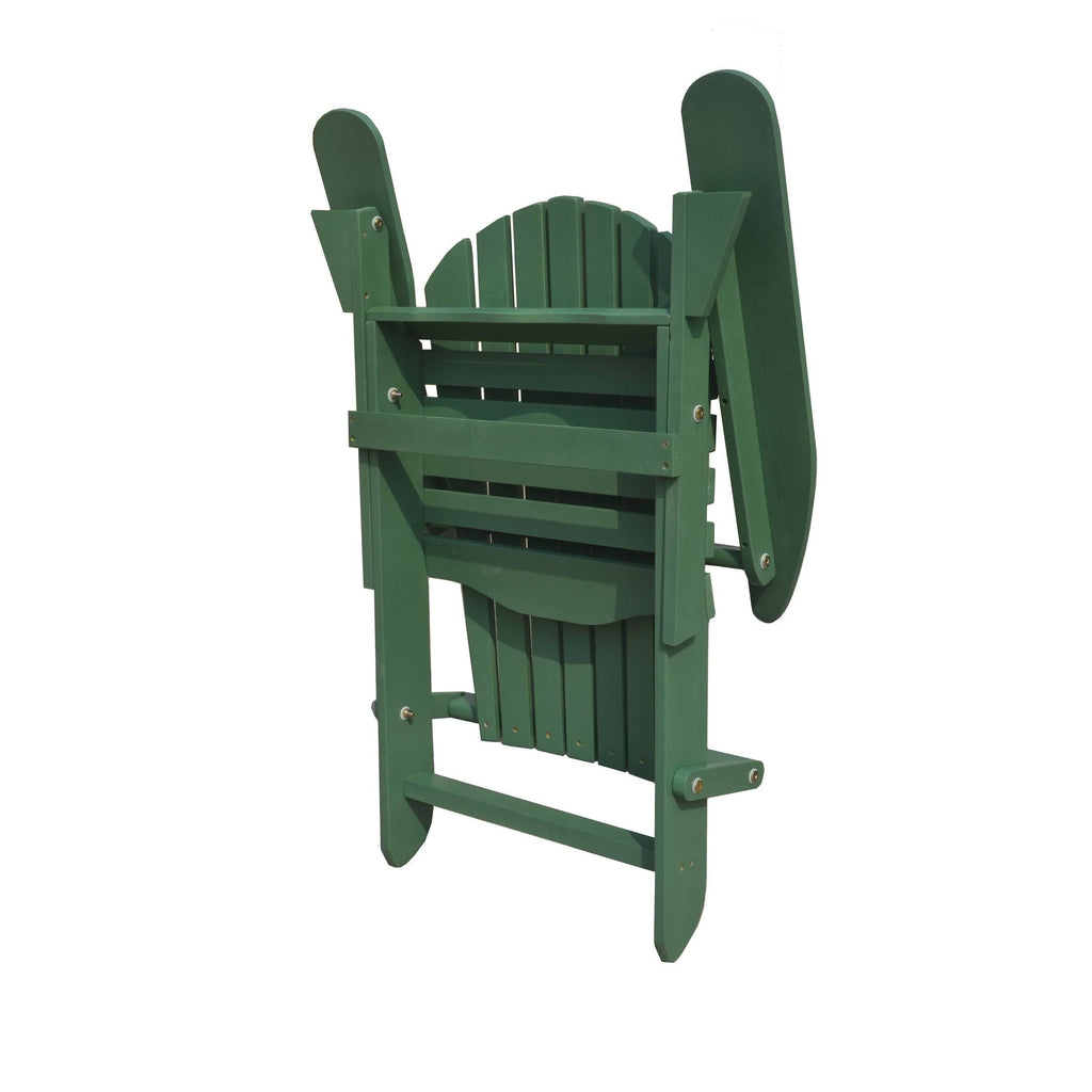 Set of 2 Folding Adirondack Chair Sea Green U550