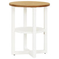 Solid Oak Wood Lamp Table I91869