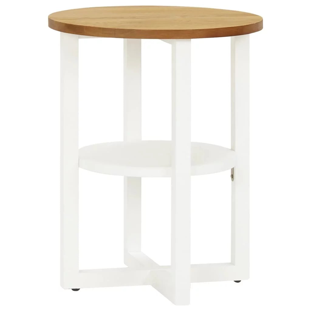 Solid Oak Wood Lamp Table I91869