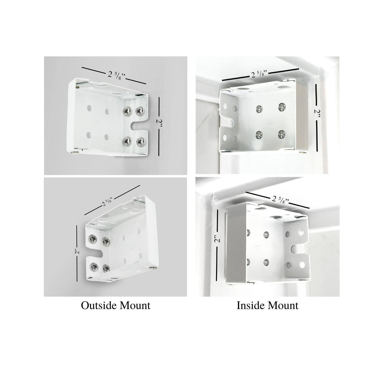 White Faux Wood Cordless Blinds N25248