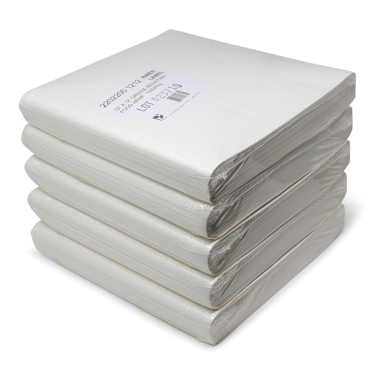 12 x 12 Black Checkers Grease-Resistant Food-Safe Deli Sandwich Wrap Paper Sheets/Basket Liners, Case of 5000 B751913
