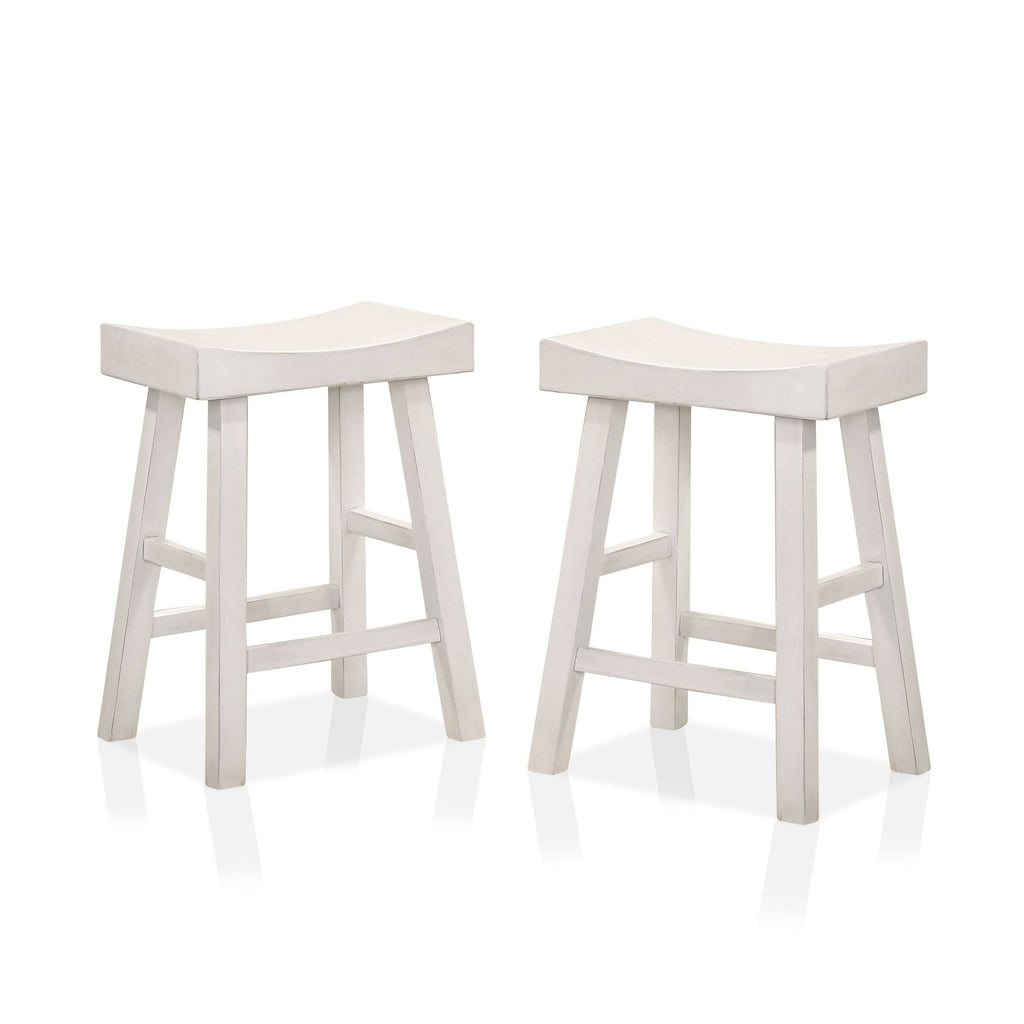Saddle Stool (Set of 2) - Antique Grey M271