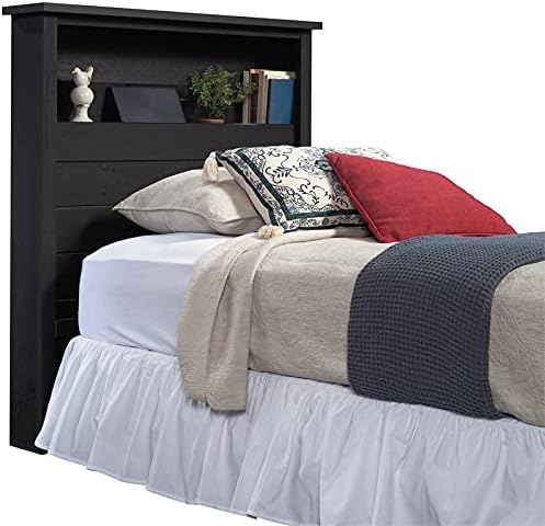 Twin Wooden Bookcase Headboard P494