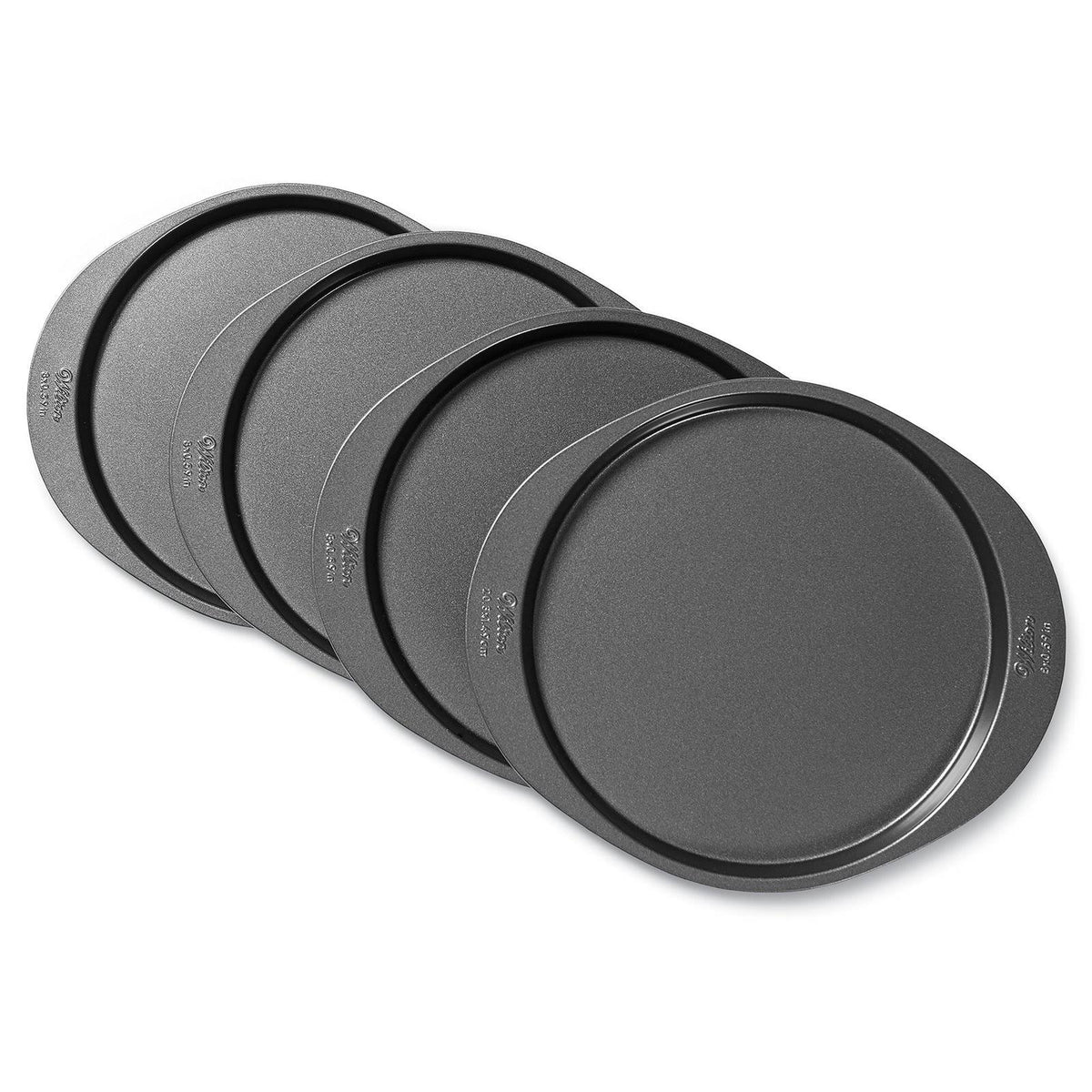 4-Piece 8in Round Non-Stick Cake Pans Set Z358