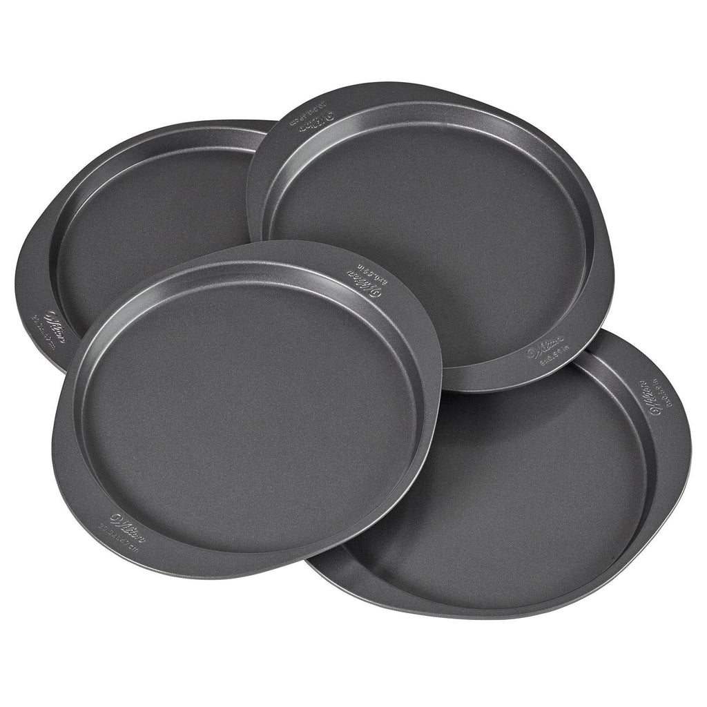 4-Piece 8in Round Non-Stick Cake Pans Set Z358