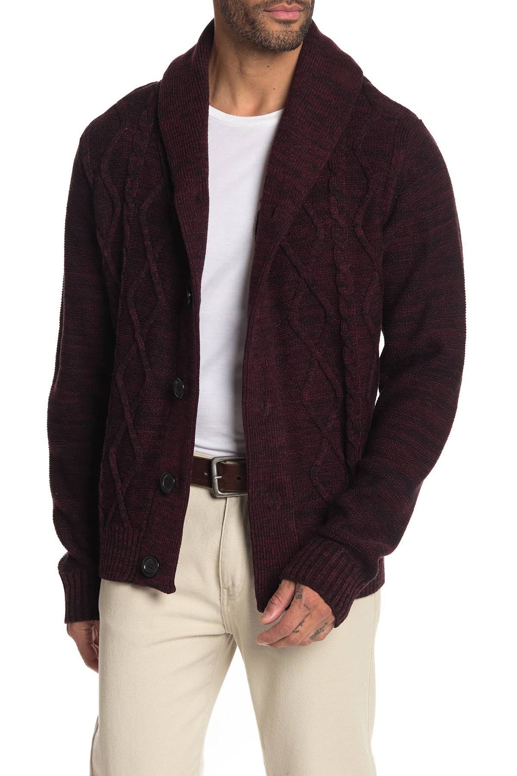 XXL Cable Knit Cardigan L795248
