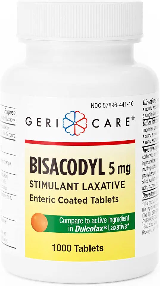 5 mg Coated Tablet Laxative 1000 Count R509145