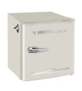 1.6 Cu. Ft. Retro Refrigerator with Bottle Opener, Cream D90849