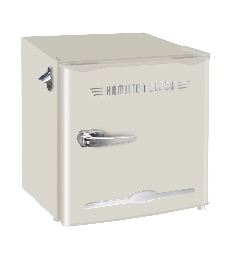 1.6 Cu. Ft. Retro Refrigerator with Bottle Opener, Cream D90849