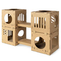 Modular Corrugated Cardboard Cat House H9336
