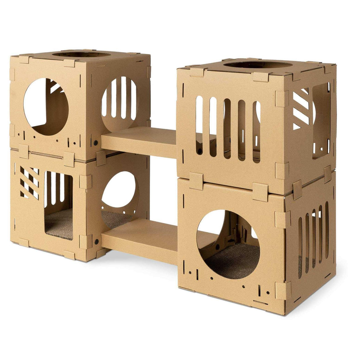 Modular Corrugated Cardboard Cat House H9336