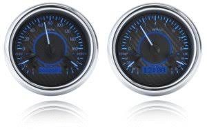 Dual Round Universal VHX System Carbon Fiber Face Blue Display W3773